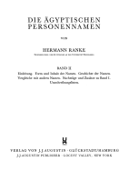 Ranke - Die AEgyptischen Personennamen band 2.pdf